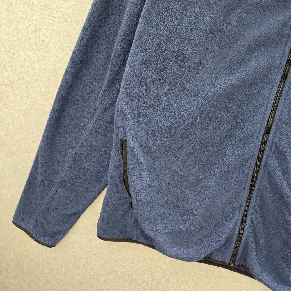 Timberland Men Jacket Large‎ Blue Softshell Fleece Full Zip